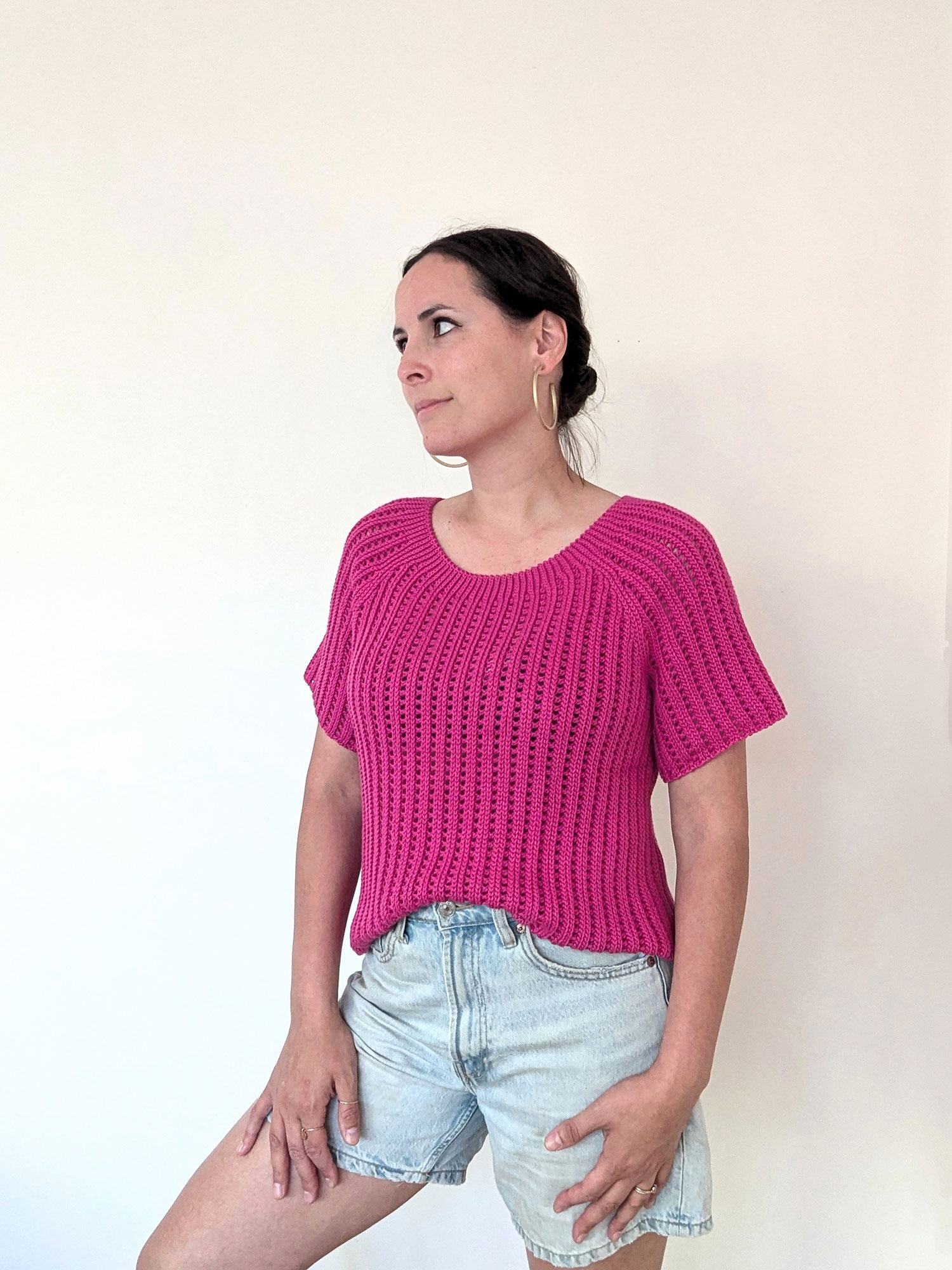 Rosa Tee by Lola Crochets