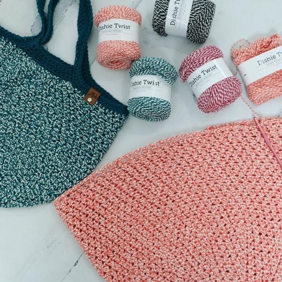 Dishie-lous Market Tote Pattern by Michelle Moore