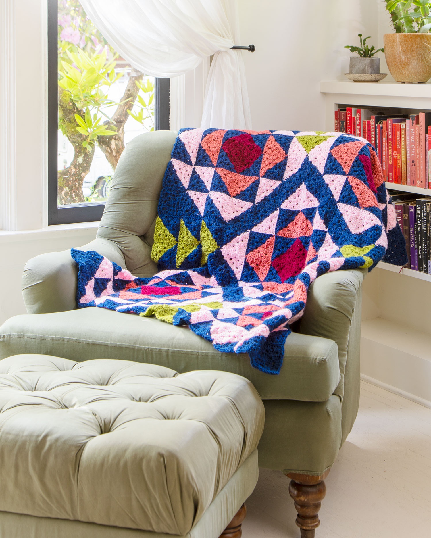 Cranberry Blossom Blanket by While They Dream