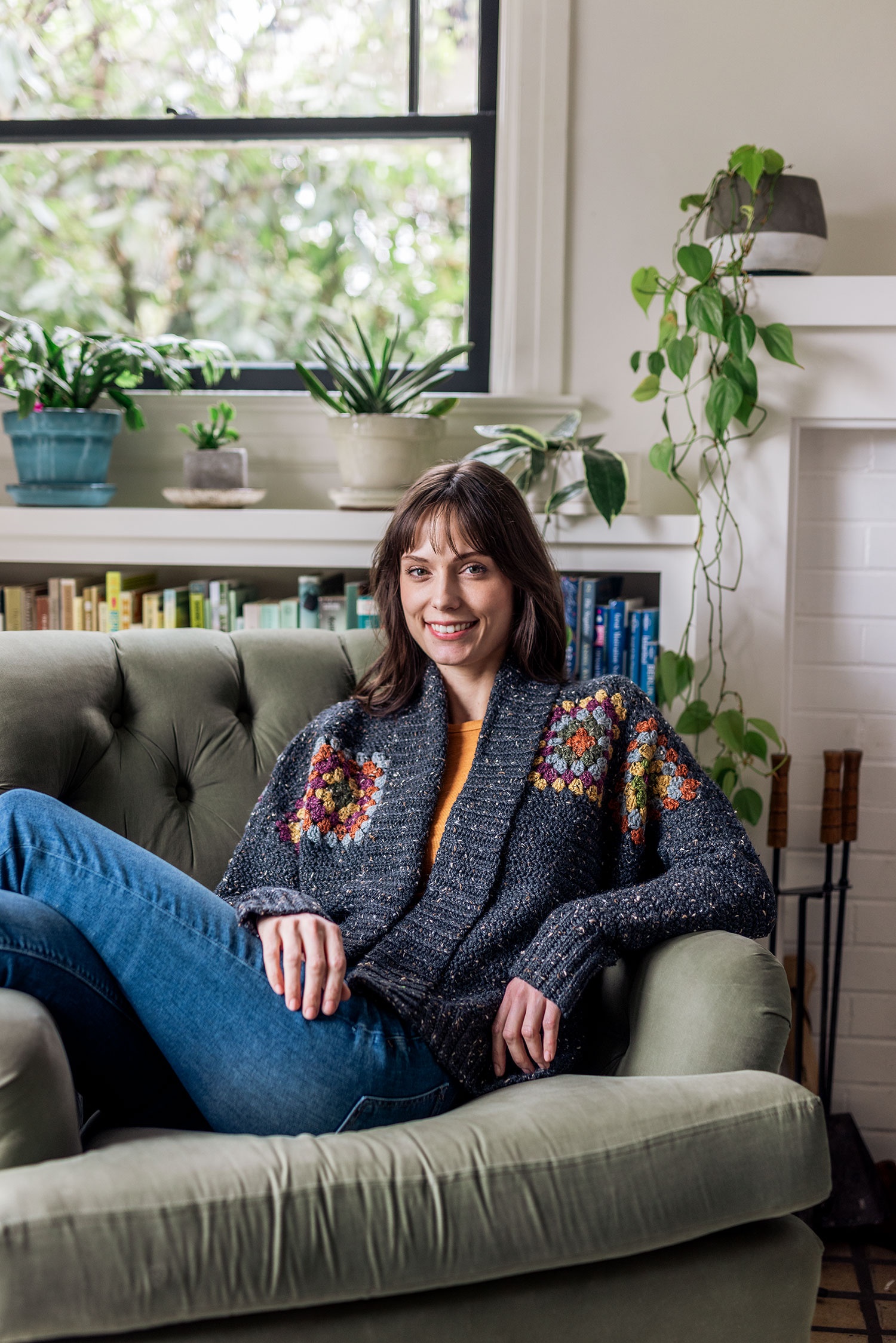 Hummingbird Cardi by Brenda K.B. Anderson